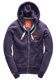 Orange Label hoodie met rits