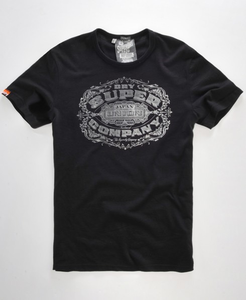 Superdry T-shirt marquage métallisé