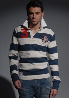 Dest. Stripe Rugby top
