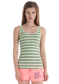 Fluro Stripe Tank Top