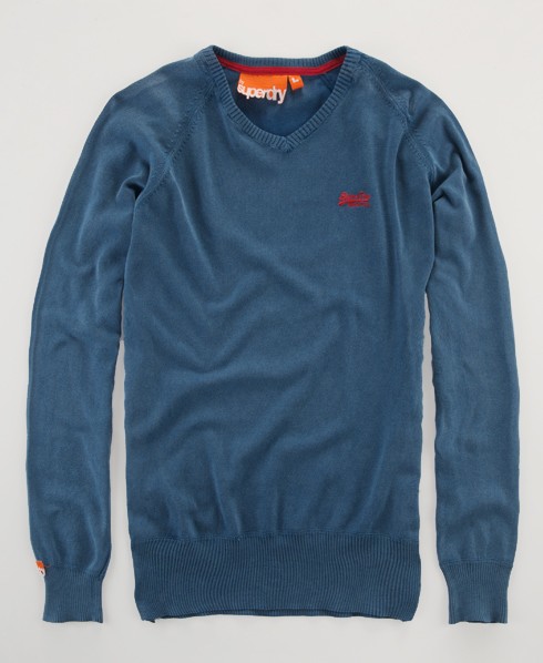Superdry Pull vintage col en V