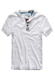 Chariot shirt met knopen en ronde hals