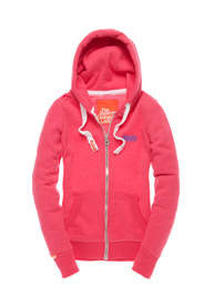 Orange Label Zip Hoodie