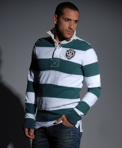 Superdry Dest. Stripe Rugby top