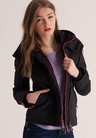 Hooded Tech Windcheater-Jacke