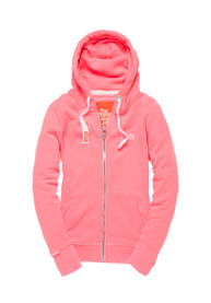 Orange Label Zip Hoodie