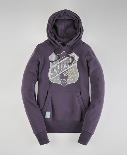 Superdry Tin Tab Blueshield Hood