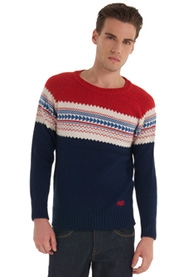 Vail Fairisle Crew Strickpulli