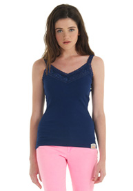 Lace Rib Vest Top