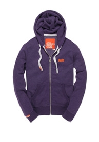 Orange Label hoodie met rits