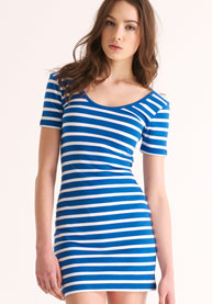 Scoop Back Mini Dress