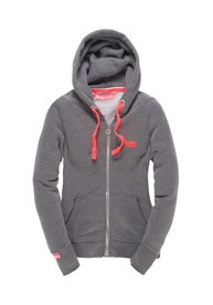 Pop Colour Zip Hoodie