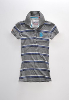 Polo en jersey triple rayure