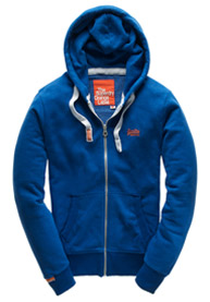Orange Label Zip Hoodie