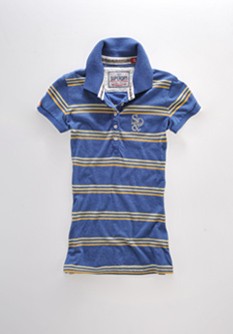 Tri Stripe Jersey Polo