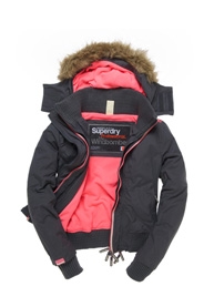 Hooded Fur Windbomber 