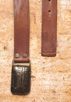 Vintage Logo Forged Belt