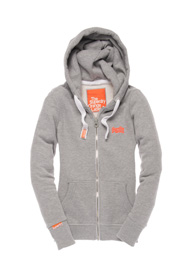 Orange Label Zip Hoodie