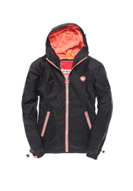 Windcheater-Jacke mit durchgehendem Reißverschluss