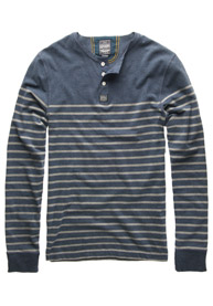 Drop Stripe Grandad Top