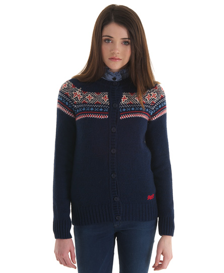 Superdry Hamina Fairisle Cardigan