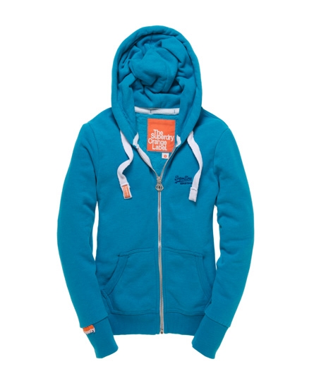 Superdry Orange Label Zip Hoodie