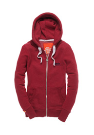 Orange Label Zip Hoodie