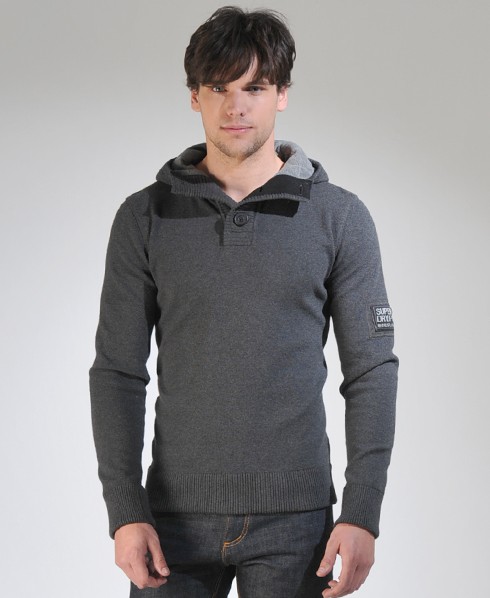 Superdry Top à capuche léger Seadog Henley