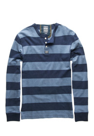 Hoopstripe Grandad Top
