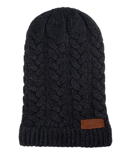 Superdry oversized cable beanie