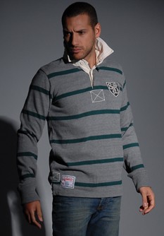 Dest. Stripe Rugby top