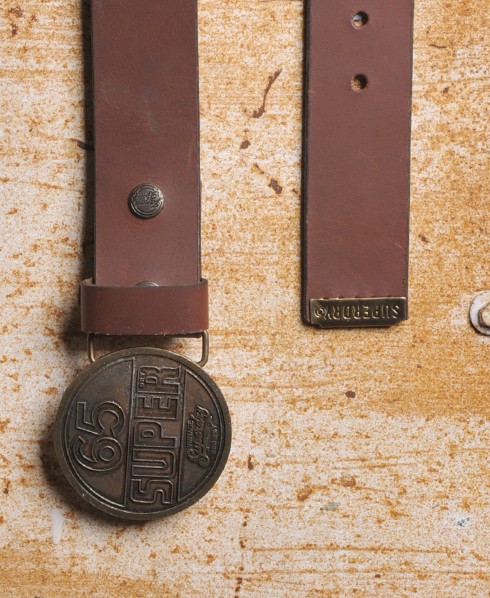 Superdry Brass Rally 65 Belt