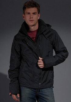 Coupe-vent capuche et polaire 