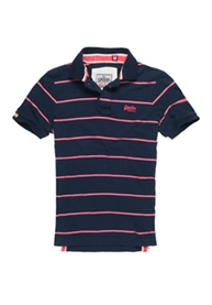single stripe polo