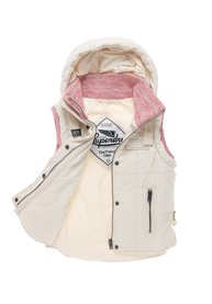 Patrol bodywarmer met capuchon