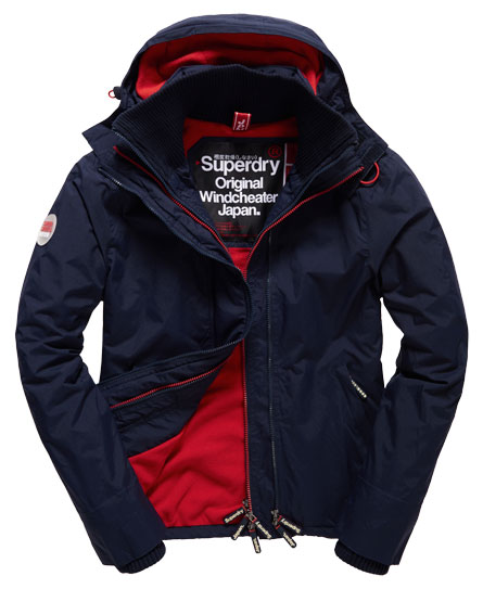 Superdry Pop Zip Hooded Arctic Windcheater Jacket