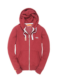 Orange Label Zip Hoodie