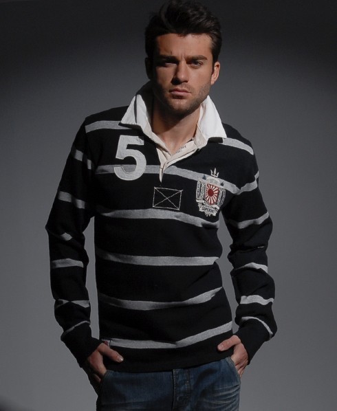 Superdry Dest. Stripe Rugby top