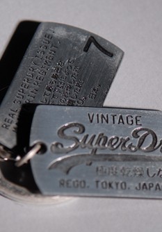 Mandarin Dogtag keyring