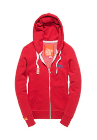 Orange Label Zip Hoodie