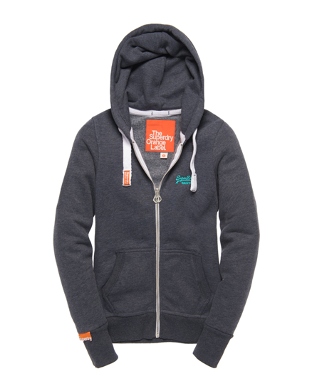 Superdry Orange Label Zip Hoodie