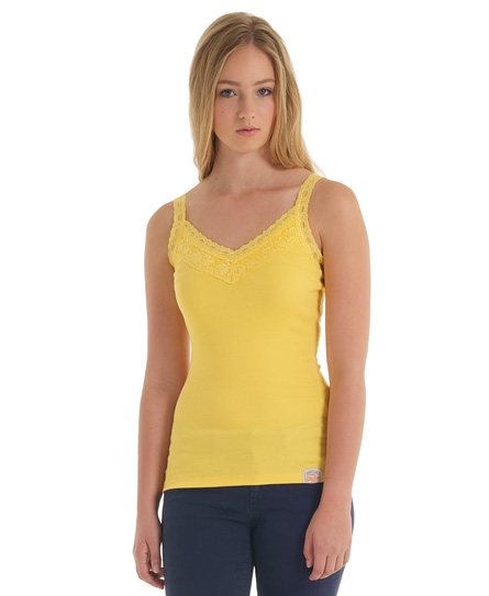 Superdry Lace Rib Vest Top