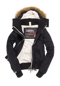 Hooded Fur Windbomber 