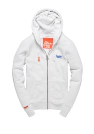 Orange Label Zip Hoodie