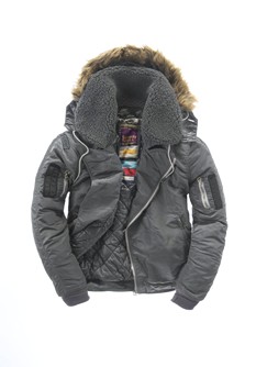 Asymmetric Flying Bomber Jacke