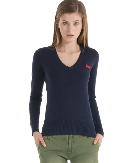 Superdry new orange label vee