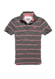 single stripe polo
