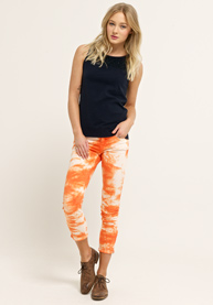 Superskinny Tie Dye Crop