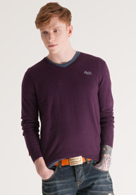 Orange Label trui met V-hals