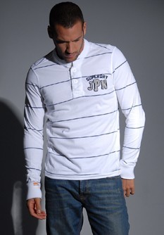 LS Button P-Strp t-shirt